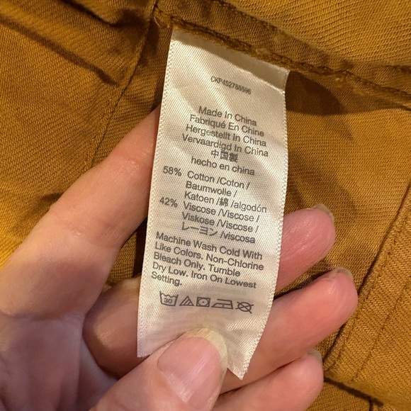 Madewell Southlake Military belted jacket with snaps. Sz S/M - Picture 5 of 6